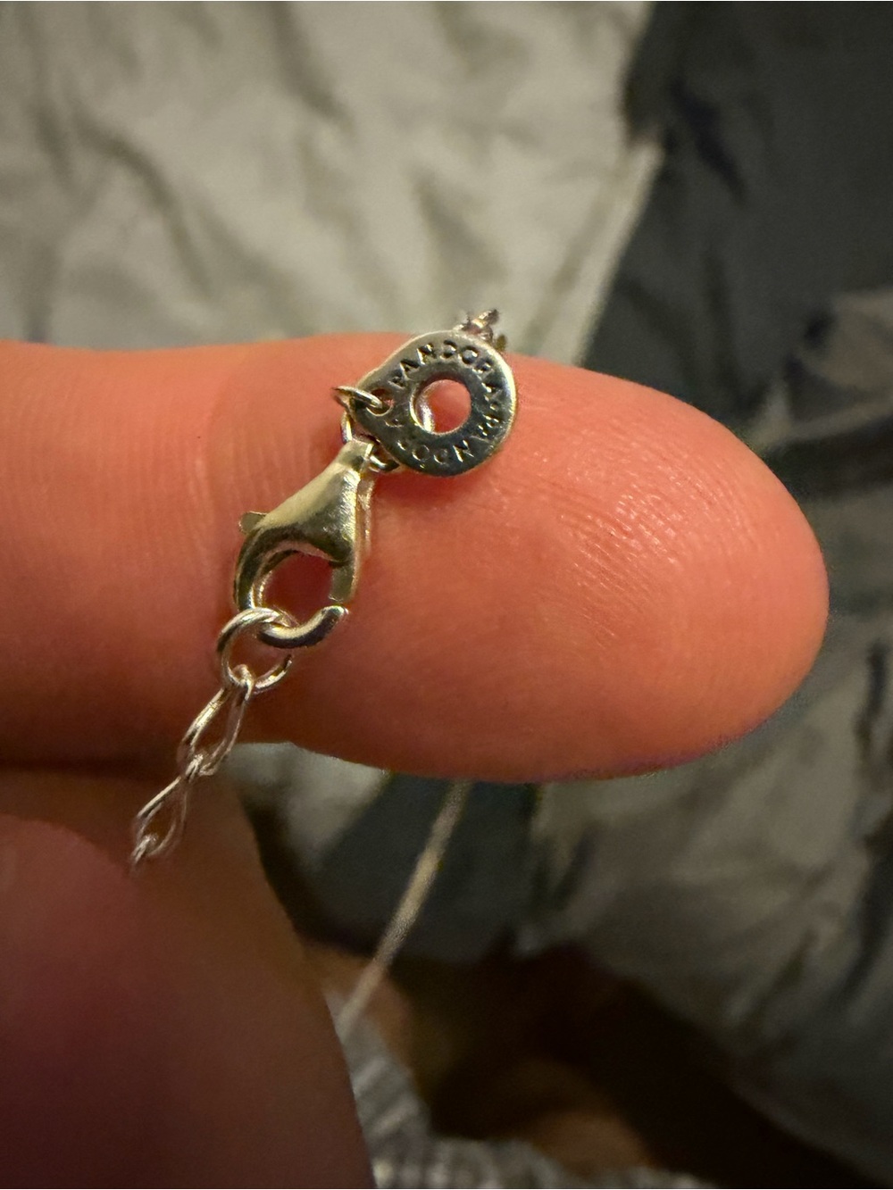 Delicate Silver Chain Necklace Pandora necklace - Picture 2 of 2